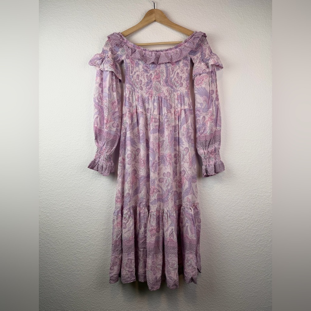 Mahli The Label Floral Off-Shoulder Midi Dress